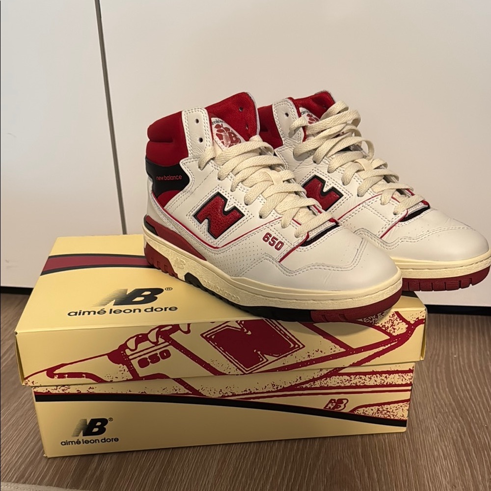 NEW BALANCE AIMÉ LEON DORE X 650R 'WHITE RED'